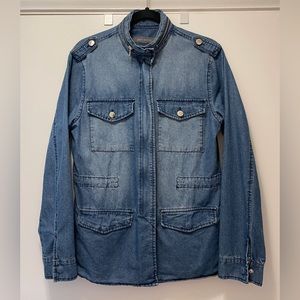 ❤️ 3 for $35 | M | Suzy Shier: Denim Shacket | Medium Blue